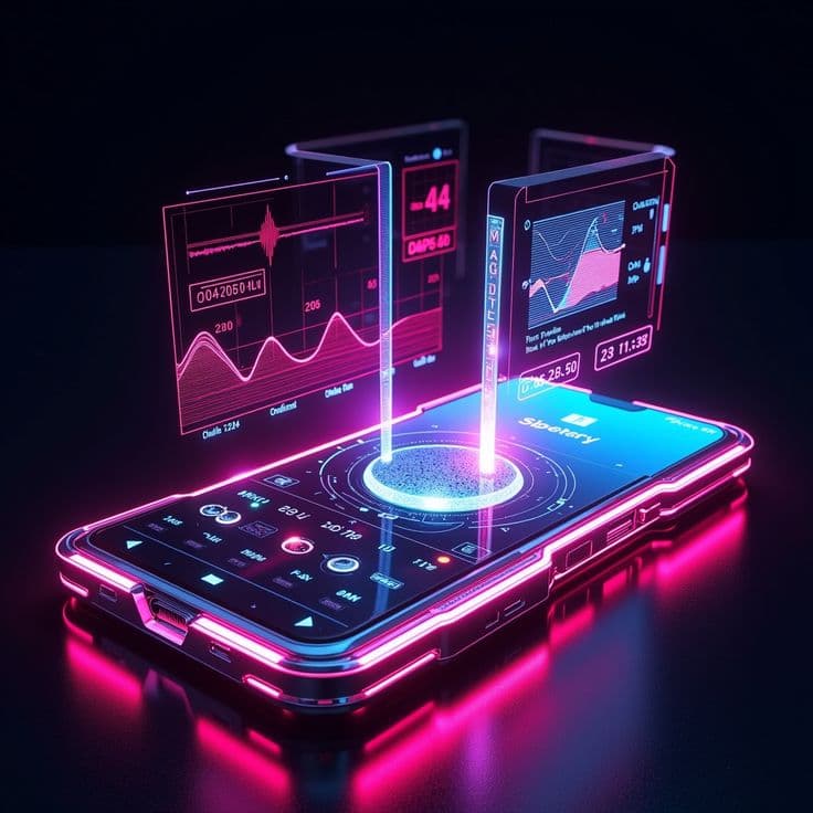 Abstract tech banner